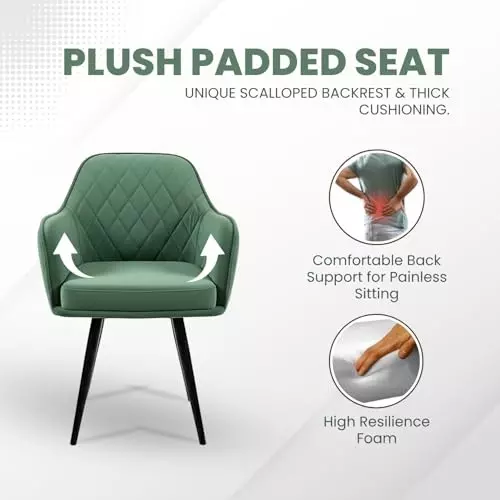 activa-daisy-chair-with-padded-seat-arm-rest-medium-back-velvet-moss-green-for-living-room-lounge