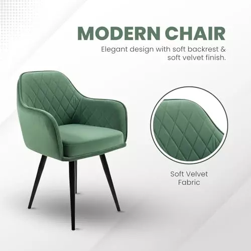 activa-daisy-chair-with-padded-seat-arm-rest-medium-back-velvet-moss-green-for-living-room-lounge