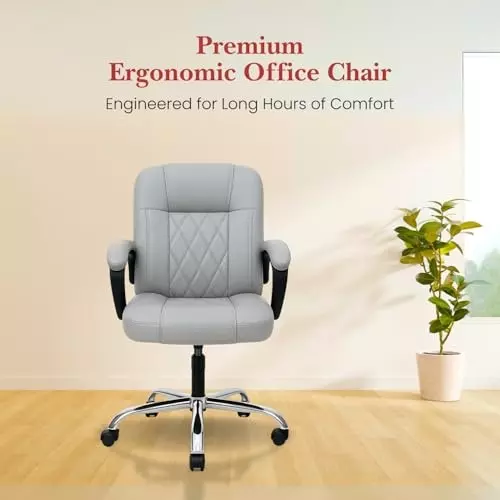 activa-galaxy-ergonomic-chair-with-padded-seat-arm-rest-medium-back-leatherette-grey-for-home-office-use