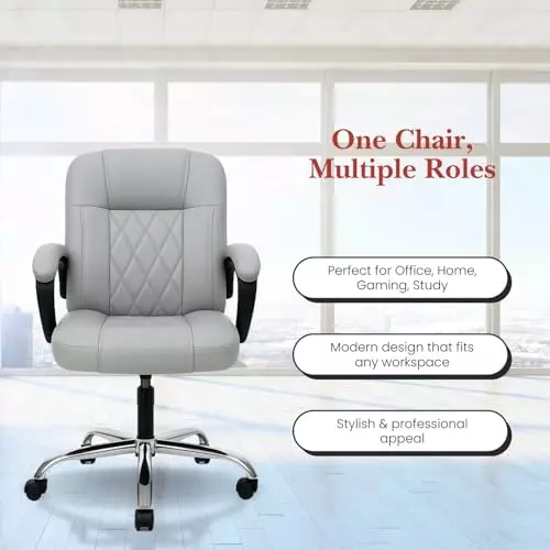activa-galaxy-ergonomic-chair-with-padded-seat-arm-rest-medium-back-leatherette-grey-for-home-office-use