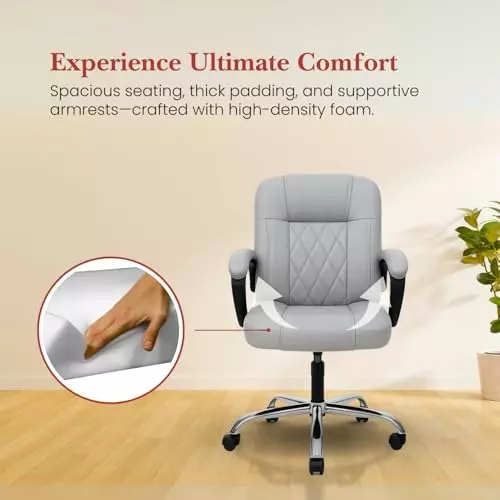 activa-galaxy-ergonomic-chair-with-padded-seat-arm-rest-medium-back-leatherette-grey-for-home-office-use