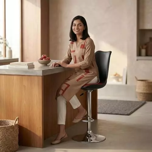 activa-rapid-bar-stool-chair-with-padded-seat-footrest-low-back-polyester-black-red-for-kitchen-home-bar-cafe
