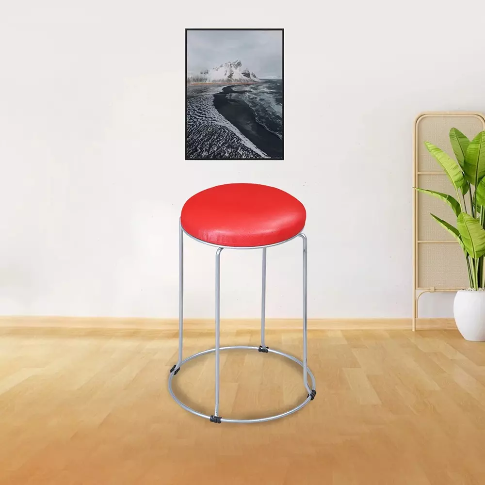 swagath-steelo-stool-red-cushioned-seat-with-ms-base-pre-assembled-type-80-kg-load-capacity-color-steelo-ms-deluxe-br-1