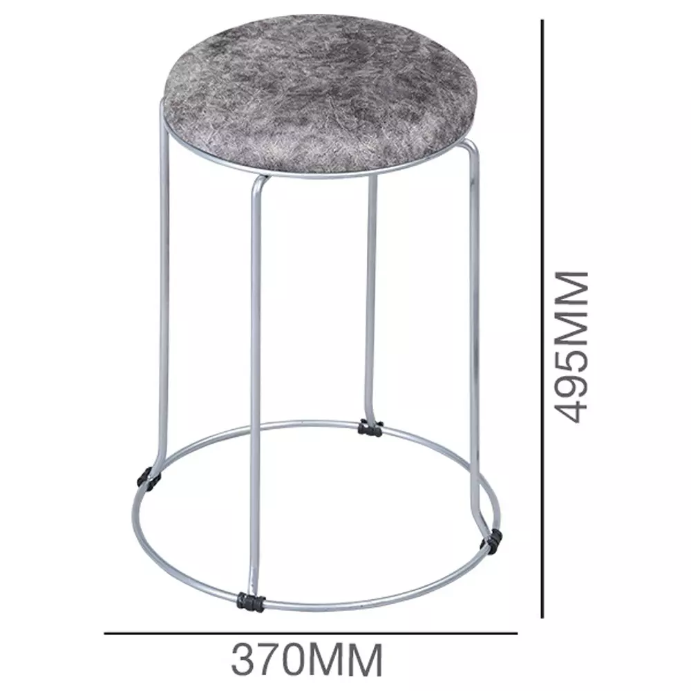 swagath-steelo-stool-grey-cushioned-seat-with-ms-base-pre-assembled-type-80-kg-load-capacity-color-steelo-ms-deluxe-dgrey-1