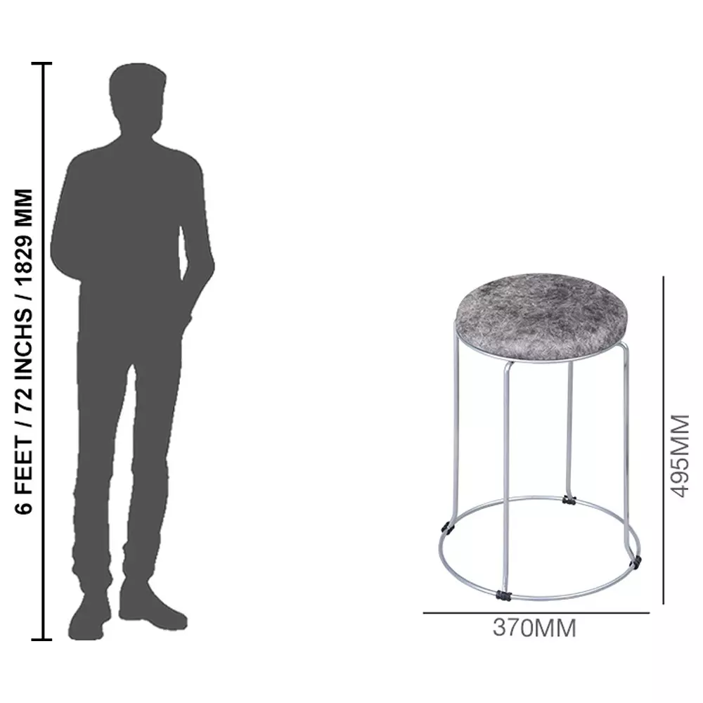 swagath-steelo-stool-grey-cushioned-seat-with-ms-base-pre-assembled-type-80-kg-load-capacity-color-steelo-ms-deluxe-dgrey-1