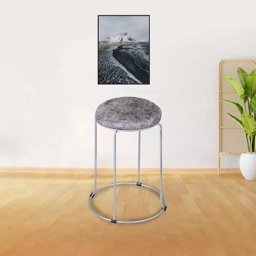swagath-steelo-stool-grey-cushioned-seat-with-ms-base-pre-assembled-type-80-kg-load-capacity-color-steelo-ms-deluxe-dgrey-1