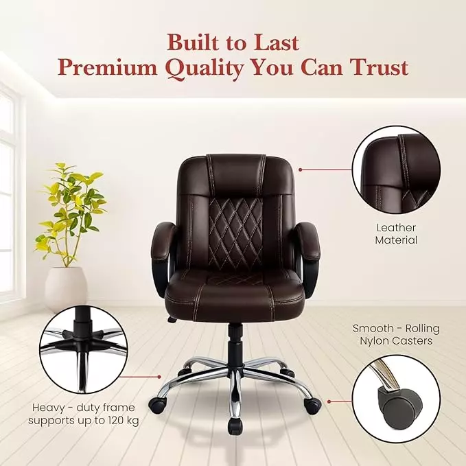 activa-galaxy-ergonomic-chair-with-padded-seat-arm-rest-medium-back-leatherette-coffee-for-home-office-use
