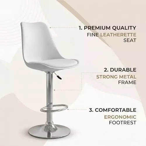 activa-rapid-bar-stool-chair-with-padded-seat-footrest-low-back-polyester-white-for-kitchen-home-bar-cafe