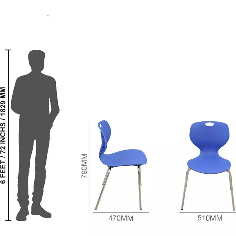 swagath-chair-armless-azure-blue-meduim-back-style-for-indoor-outdoor-cafeteria-use-bloom-ss-l-pack-of-4-pcs