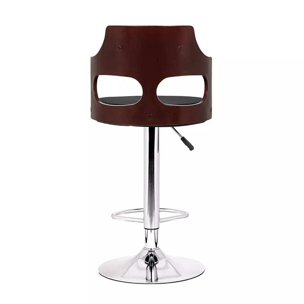 Da URBAN Emerald Revolving Bar Stool 100 Kg Load Capacity 381 mm (15 inch) Seat Heavy Duty Metal Base