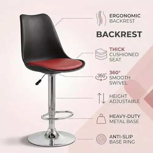 activa-rapid-bar-stool-chair-with-padded-seat-footrest-low-back-polyester-black-red-for-kitchen-home-bar-cafe-pack-of-2-pcs