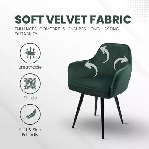 activa-daisy-chair-with-padded-seat-arm-rest-medium-back-velvet-forest-green-for-living-room-lounge