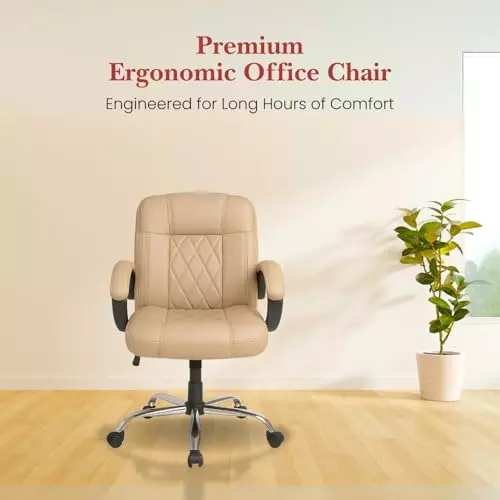 activa-galaxy-ergonomic-chair-with-padded-seat-arm-rest-medium-back-leatherette-beige-for-home-office-use