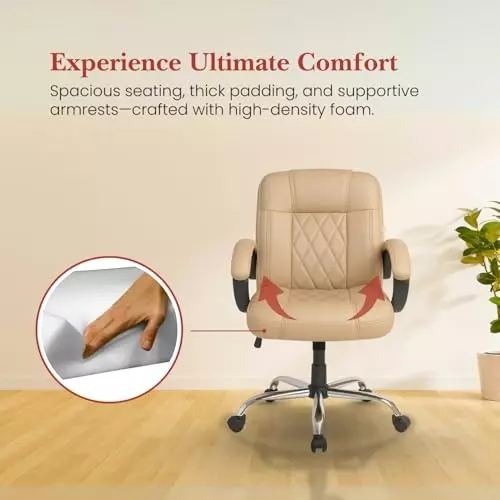 activa-galaxy-ergonomic-chair-with-padded-seat-arm-rest-medium-back-leatherette-beige-for-home-office-use