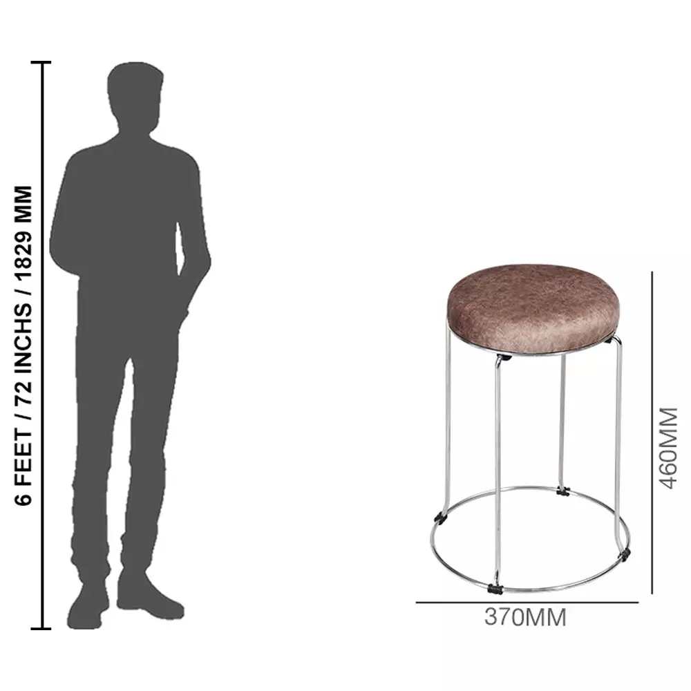 swagath-steelo-stool-brown-cushioned-seat-with-ss-base-pre-assembled-type-80-kg-load-capacity-color-steelo-ss-deluxe-lbrn-1