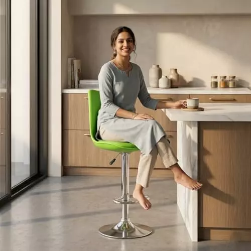 activa-rapid-bar-stool-chair-with-padded-seat-footrest-low-back-polyester-green-for-kitchen-home-bar-cafe