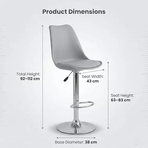 activa-rapid-bar-stool-chair-with-padded-seat-footrest-low-back-polyester-grey-for-kitchen-home-bar-cafe-pack-of-2-pcs