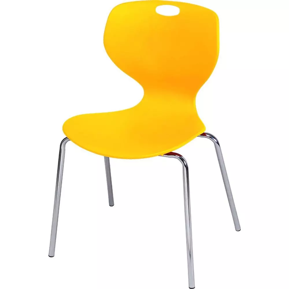 swagath-chair-armless-yellow-meduim-back-style-for-indoor-outdoor-cafeteria-use-bloom-ss-l-pack-of-4-pcs