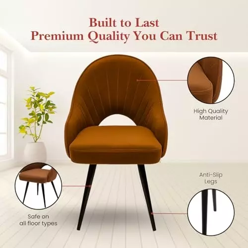 activa-rosy-multipurpose-chair-with-anti-slip-legs-curved-mid-back-velvet-caramel-for-kitchen-home-bar-cafe