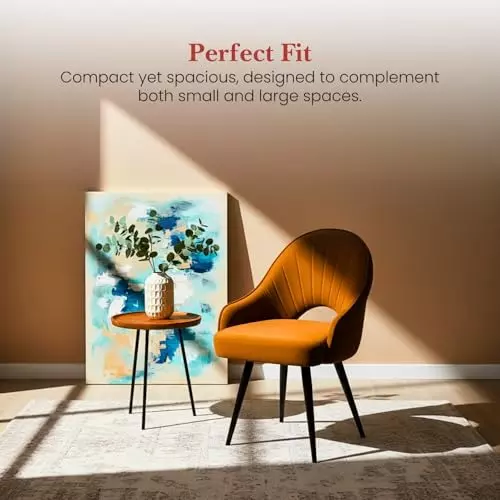 activa-rosy-multipurpose-chair-with-anti-slip-legs-curved-mid-back-velvet-caramel-for-kitchen-home-bar-cafe