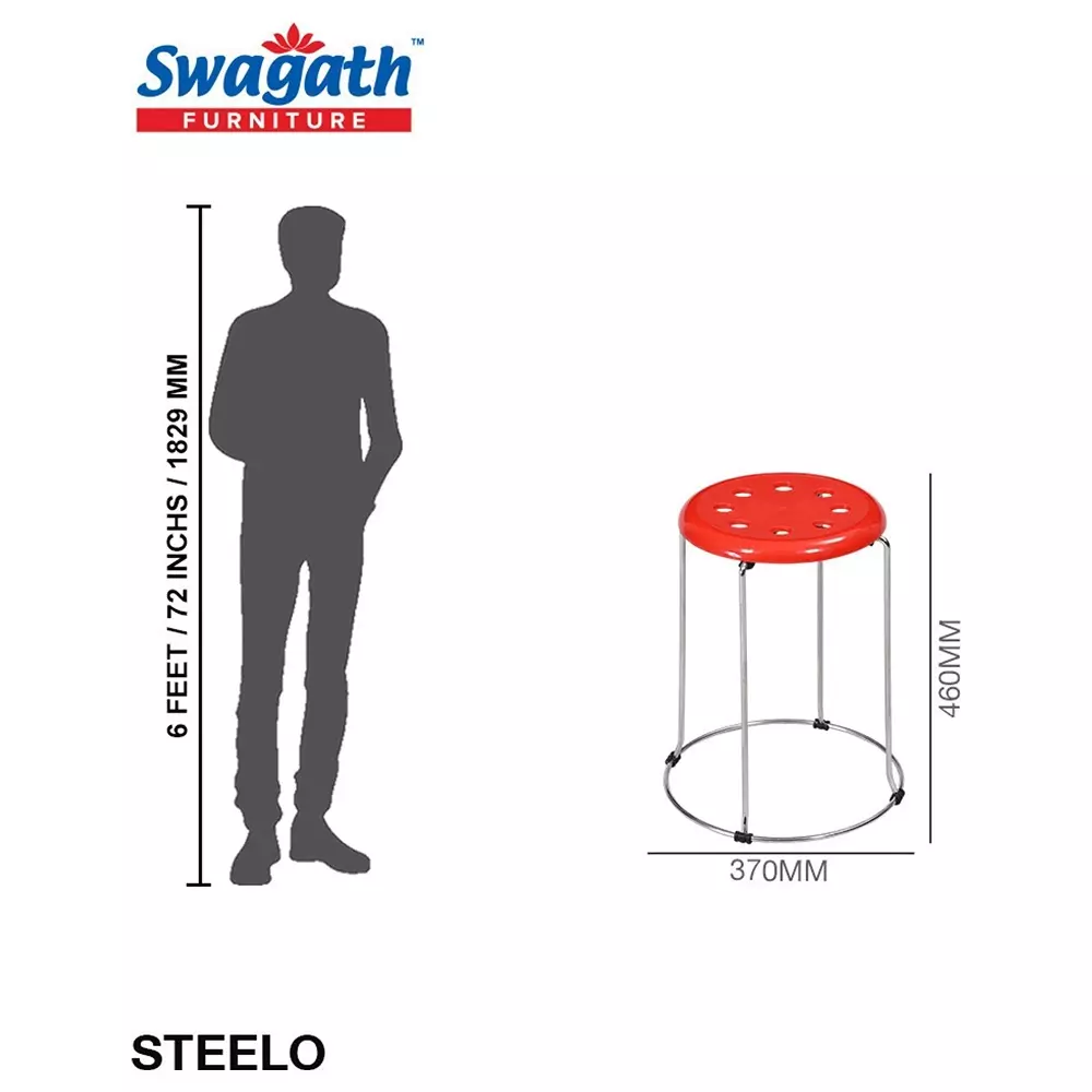 swagath-steelo-stool-with-stainless-steel-base-pre-assembled-type-80-kg-load-capacity-red-color-steelo-ss-br-1