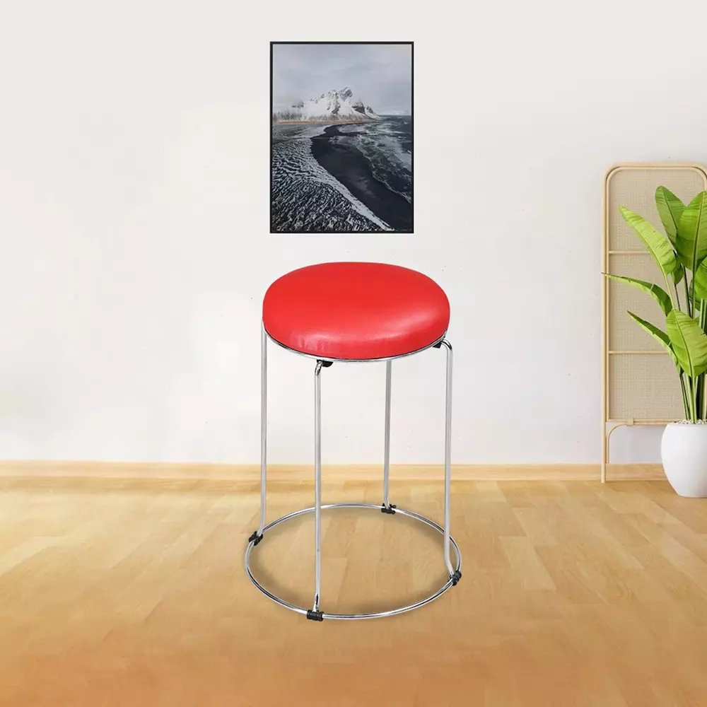 swagath-steelo-stool-red-cushioned-seat-with-ss-base-pre-assembled-type-80-kg-load-capacity-color-steelo-ss-deluxe-br-1