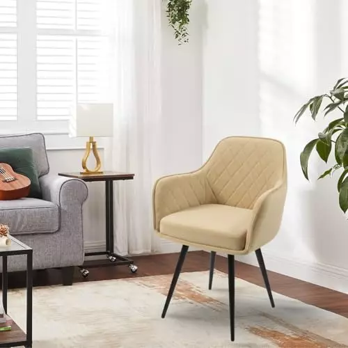activa-daisy-chair-with-padded-seat-arm-rest-medium-back-velvet-beige-for-living-room-lounge