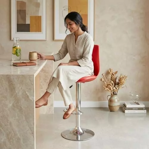 activa-rapid-bar-stool-chair-with-padded-seat-footrest-low-back-polyester-red-for-kitchen-home-bar-cafe-pack-of-2-pcs