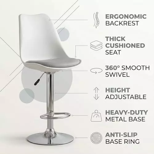 activa-rapid-bar-stool-chair-with-padded-seat-footrest-low-back-polyester-white-grey-for-kitchen-home-bar-cafe-pack-of-2-pcs