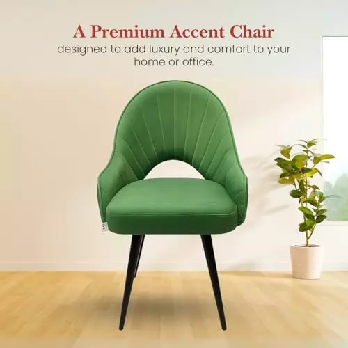 activa-rosy-multipurpose-chair-with-anti-slip-legs-curved-mid-back-velvet-moss-green-for-kitchen-home-bar-cafe