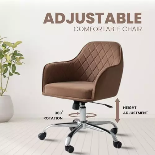 activa-villa-luxury-ergonomic-revolving-chair-medium-back-velvet-upholstery-brown-for-home-office-use