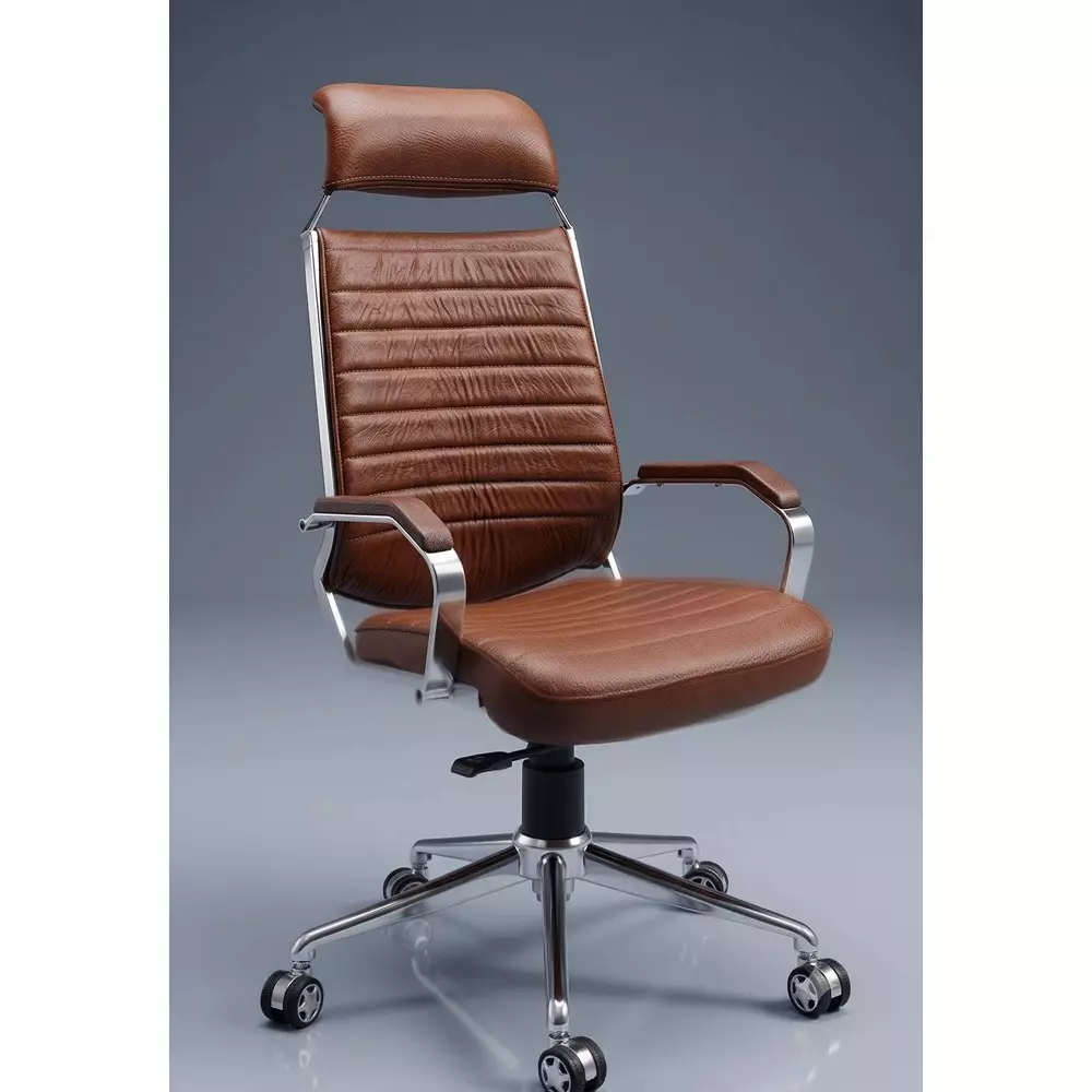 cozy-cub-executive-office-chair-high-back-with-armrest-leatherette-upholstery-material-brown-color-st-brn-sp