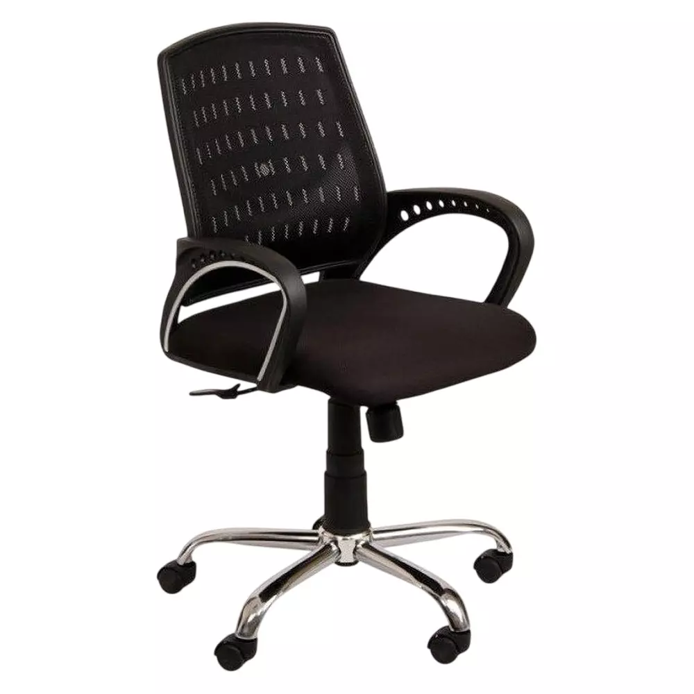 COZY CUB Executive Office Chair With Armrest Mesh Upholstery Material Black Color, 898-NY-BLK