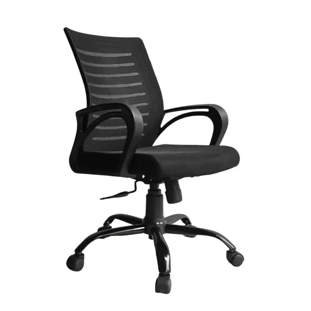 COZY CUB Executive Office Chair With Armrest Mesh Upholstery Material Black Color, BM-NY-BLK