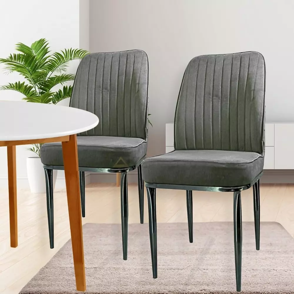 zidle-currency-mid-back-dining-chair-grey-velvet-with-black-powder-coated-metal-legs-for-dining-room-living-room-pack-of-2