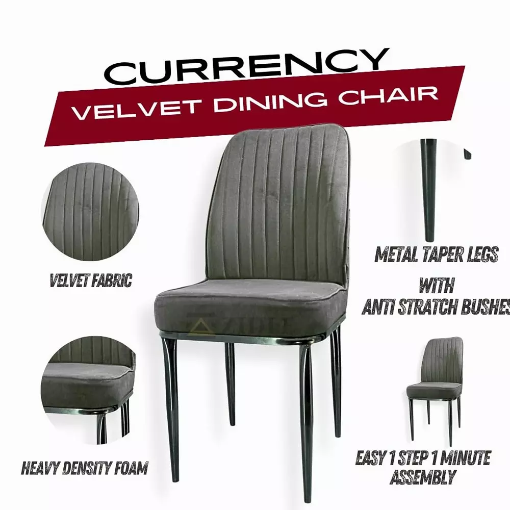 zidle-currency-mid-back-dining-chair-grey-velvet-with-black-powder-coated-metal-legs-for-dining-room-living-room-pack-of-2