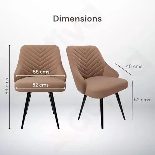 activa-wavy-ergonomic-accent-chair-with-cushion-seating-medium-back-velvet-fabric-caramel-for-home-use