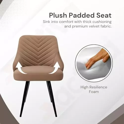 activa-wavy-ergonomic-accent-chair-with-cushion-seating-medium-back-velvet-fabric-caramel-for-home-use