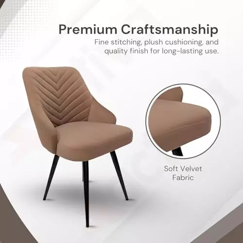 activa-wavy-ergonomic-accent-chair-with-cushion-seating-medium-back-velvet-fabric-caramel-for-home-use