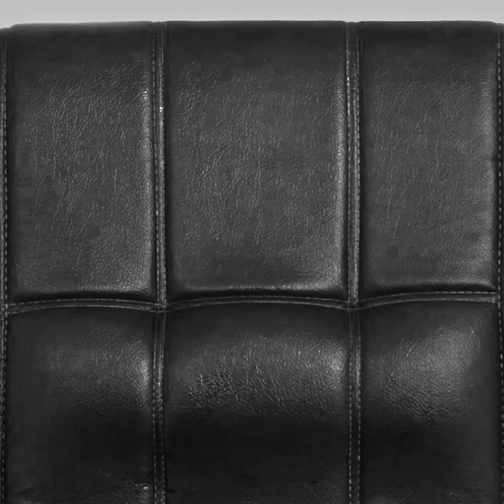 zidle-glance-solid-back-visitor-dining-accent-chair-black-faux-leather-with-silver-coated-mild-steel-frame