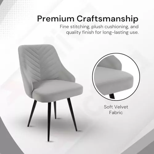 activa-wavy-ergonomic-accent-chair-with-cushion-seating-medium-back-velvet-fabric-grey-for-home-use