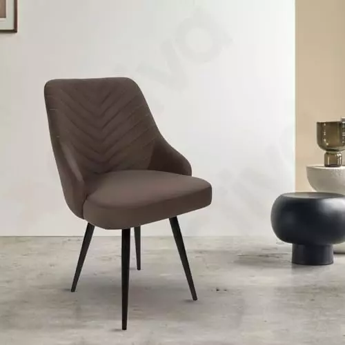 activa-wavy-ergonomic-accent-chair-with-cushion-seating-medium-back-velvet-fabric-choco-for-home-use
