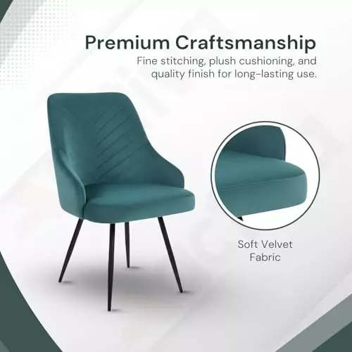 activa-wavy-ergonomic-accent-chair-with-cushion-seating-medium-back-velvet-fabric-teal-for-home-use