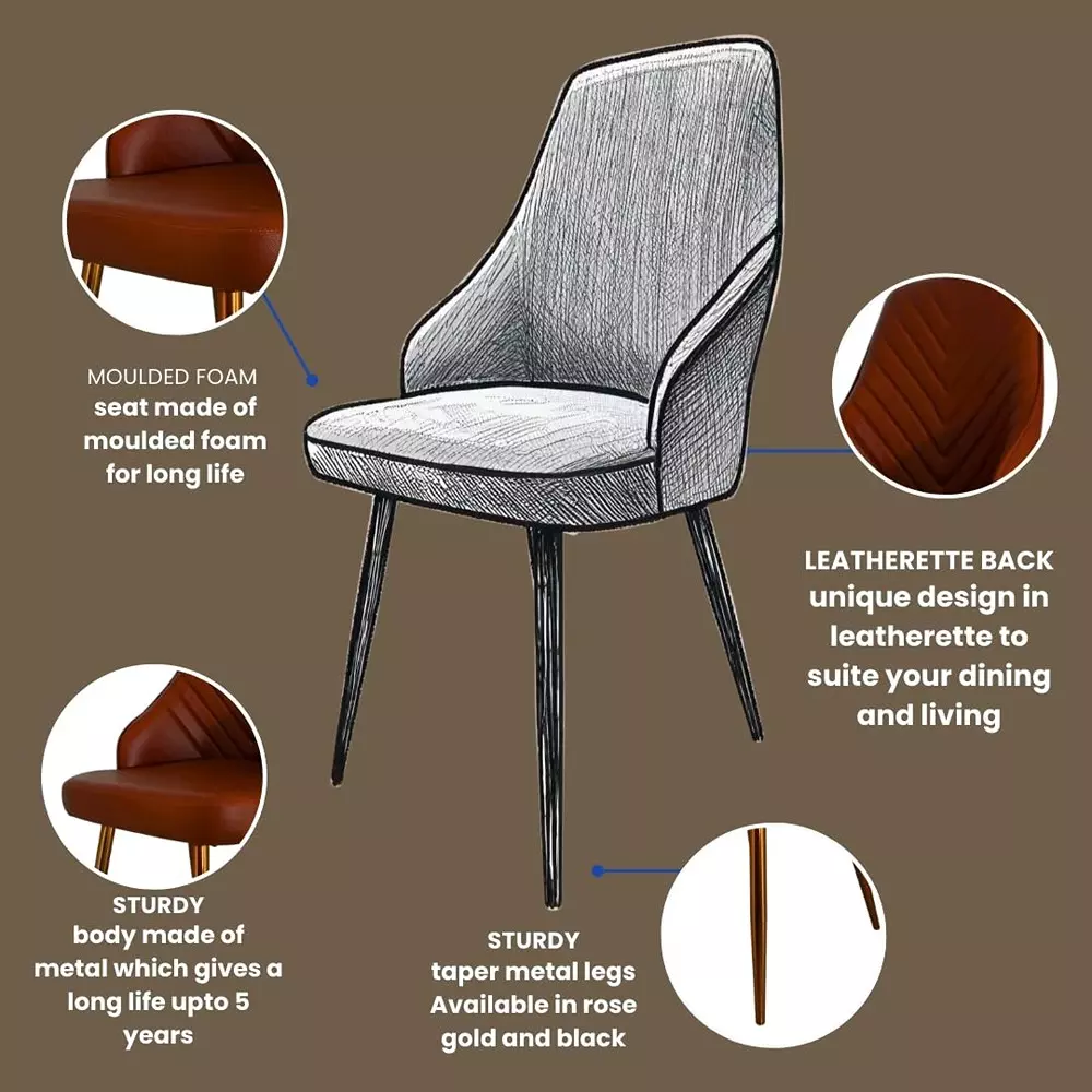 zidle-helium-solid-back-visitor-dining-accent-chair-elite-brown-velvet-with-powder-coated-metal-taper-legs