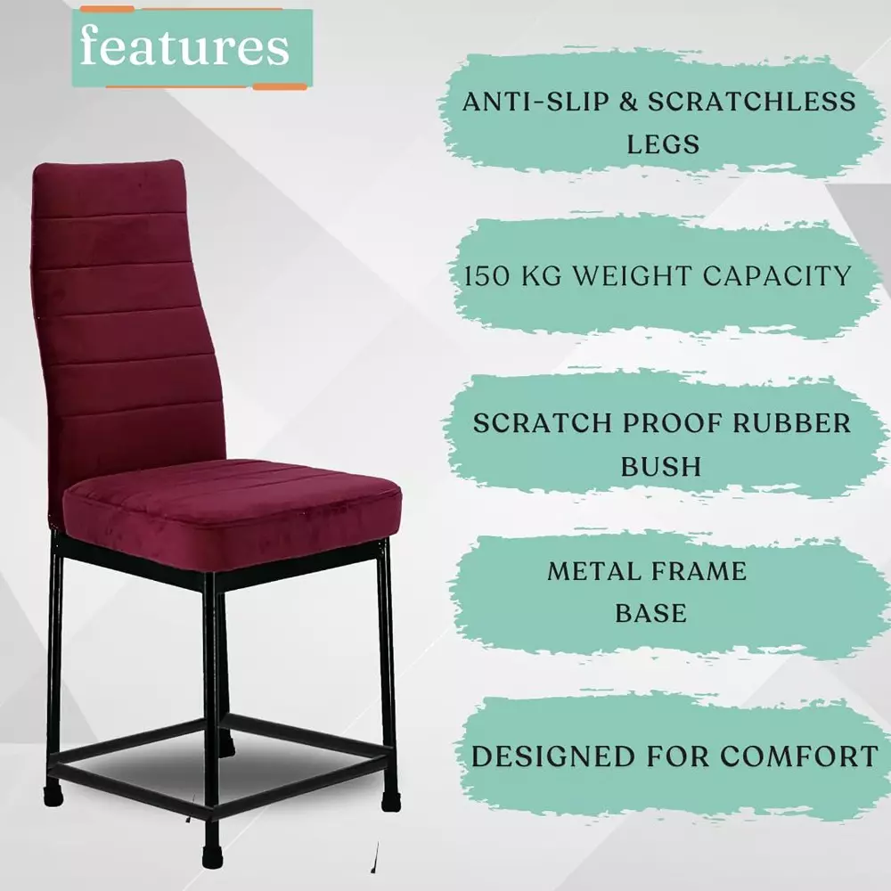 classela-soft-velvet-dining-chair-powder-coated-metal-legs-maroon-pack-of-2
