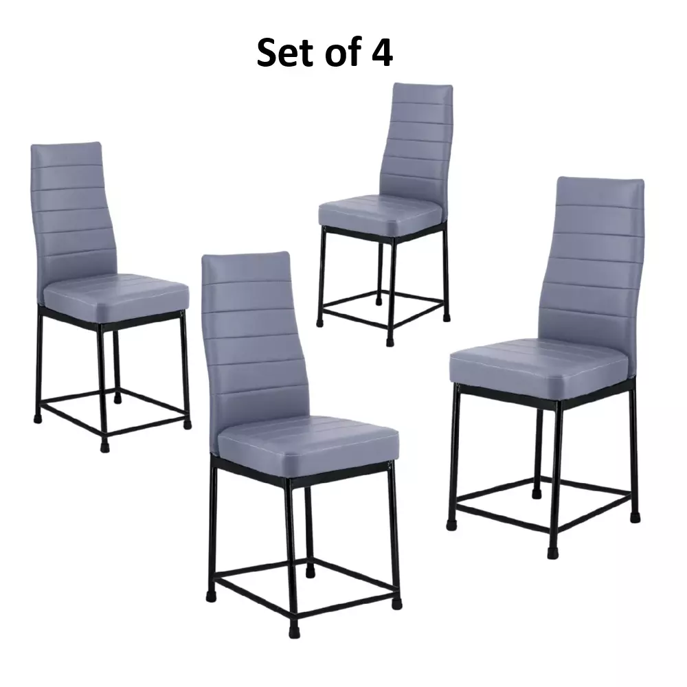 zidle-bloom-dining-chair-set-faux-leatherette-solid-back-grey-for-living-room-dining-restaurant-study-balcony-kitchen-pack-of-4