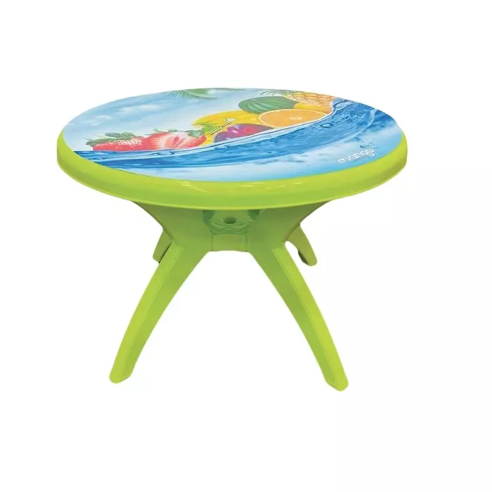 Mango Deluxe CASINO ROYALE FRUIT Dining Table Polypropylene Plastic 711x1000x1000 mm Citrus Green