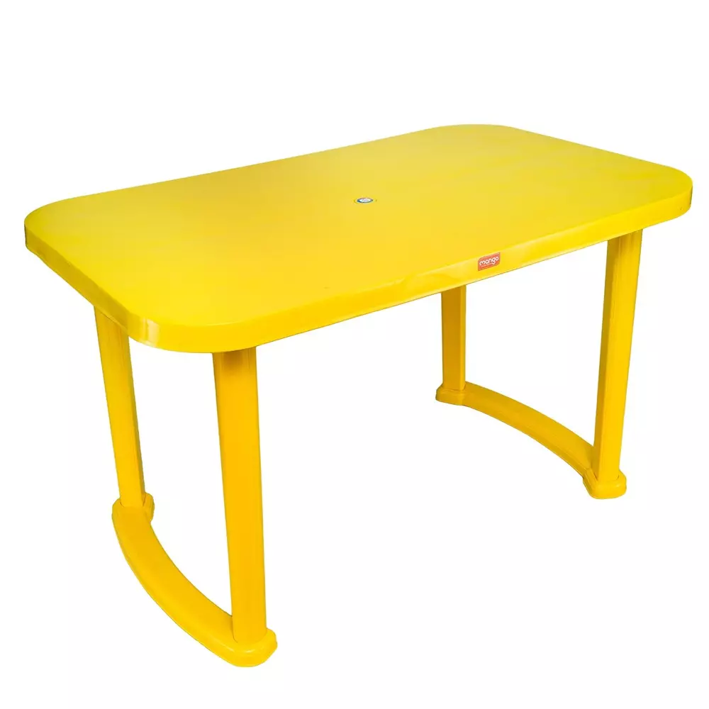 Mango BUFFET Dining Table Polypropylene Plastic 762x1219.2x711.2 mm Mango Yellow
