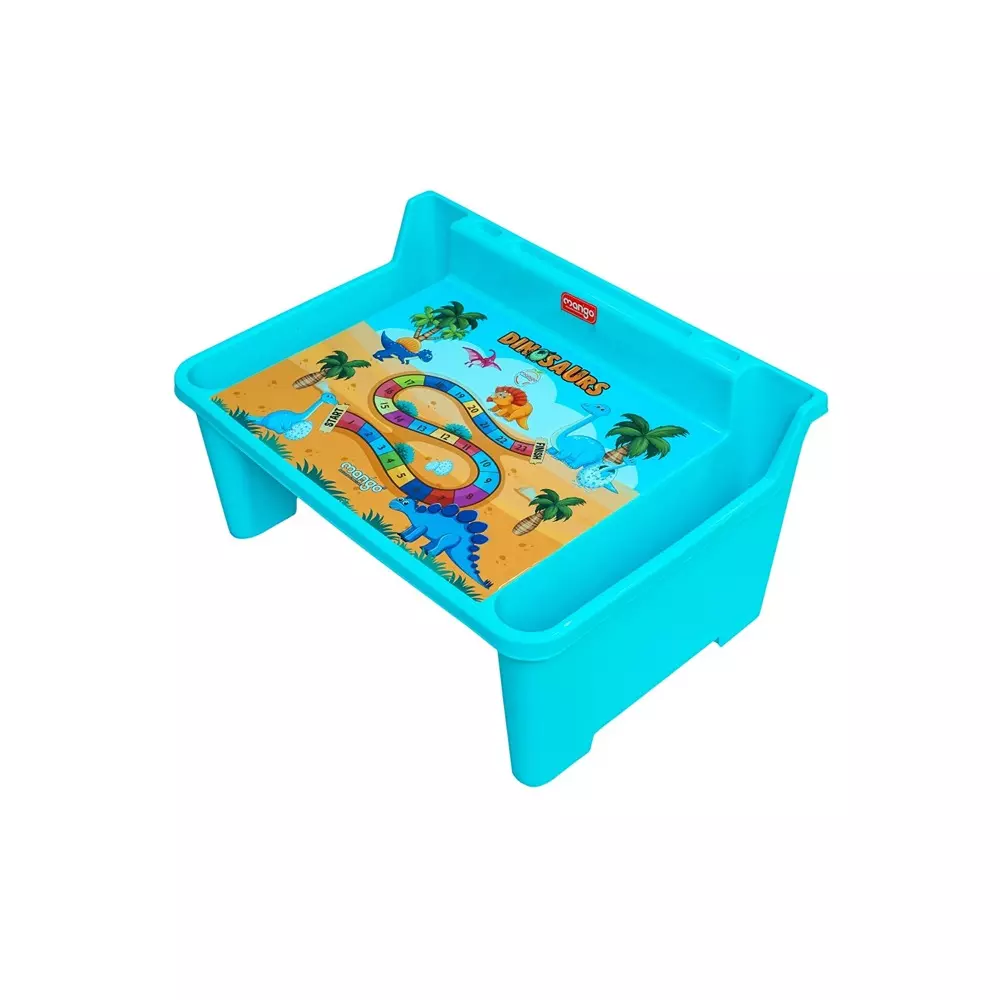 Mango KINDER Centre Table Polypropylene Plastic 967.74x1386.84x711.2 cm Mango Orange Dinosaurs