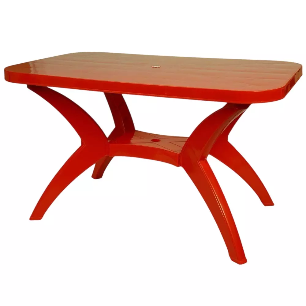 Mango CASINO Dining Table Polypropylene Plastic 711x1000x1000 mm Mystic Red